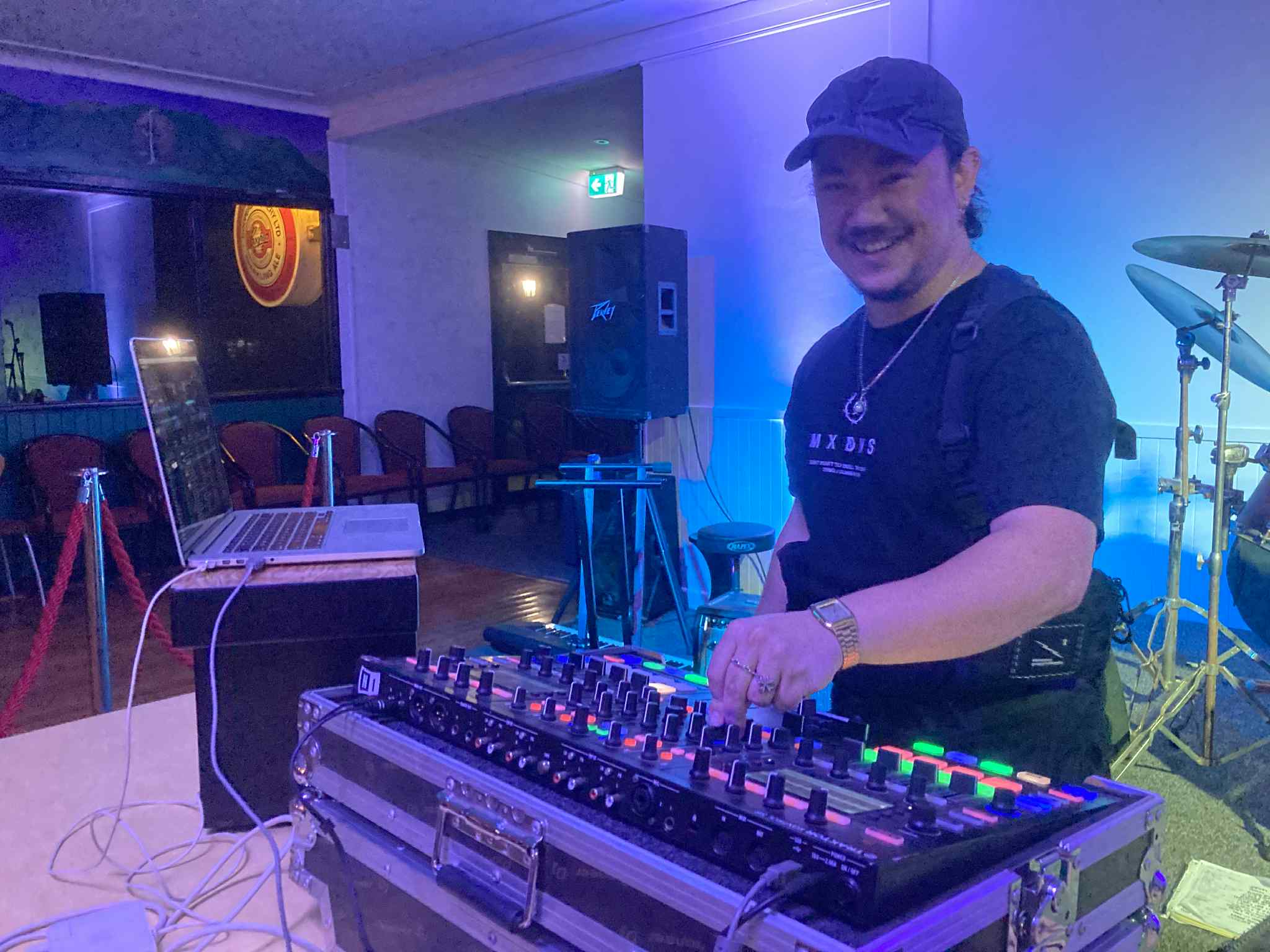 Keir Duncan with decks