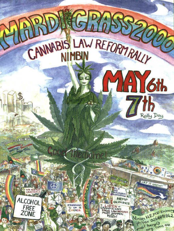 Nimbin Mardi Grass 2000 Poster