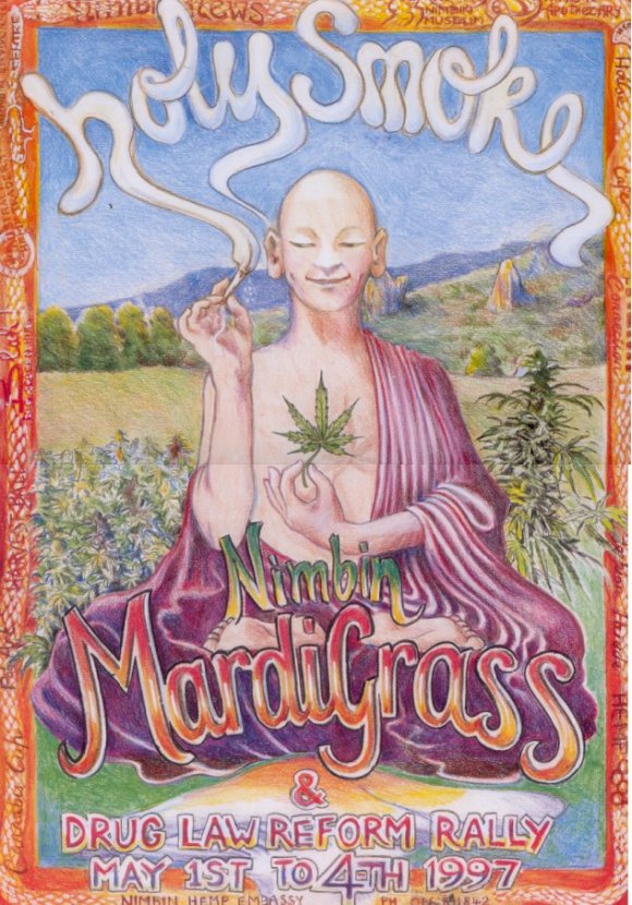 Nimbin Mardi Grass 1997 Poster