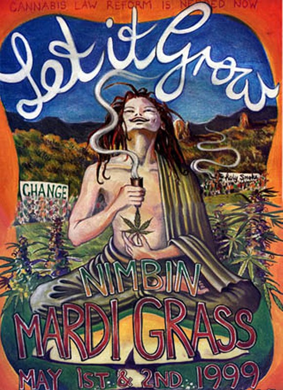 Nimbin Mardi Grass 1999 Poster