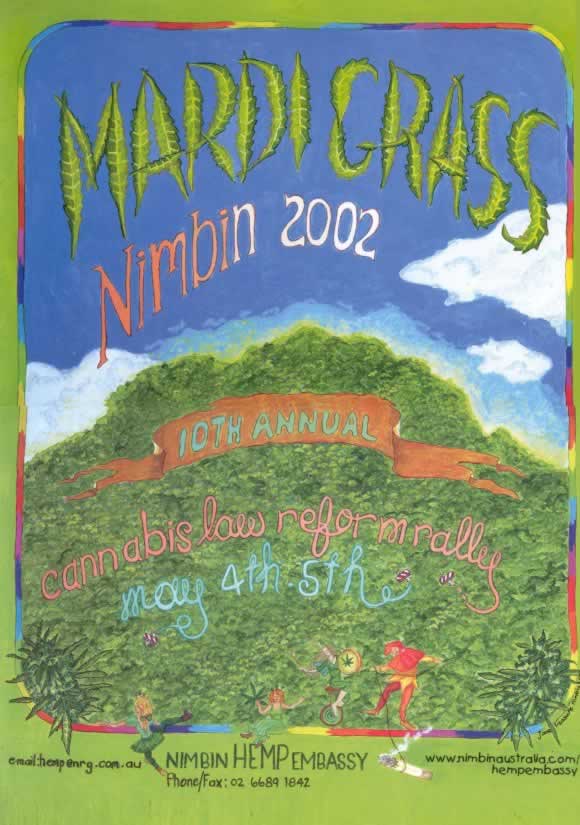 Nimbin Mardi Grass 2001 Poster