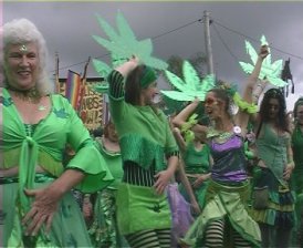 Ganja Faeries in the Nimbin Mardi Grass Rally