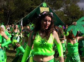 Ganja Faeries at the Nimbin Mardi Grass Rally 2003