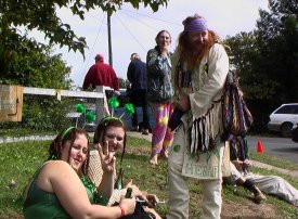 Speed & Creative Joint Rolling Champion & Friends at the Nimbin Mardi Grass Rally 2003