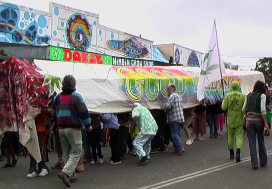 Big Joint at the Nimbin Mardi Grass Rally 2003