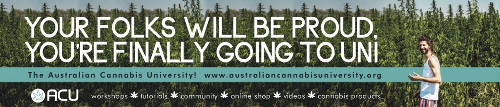 Australian Cannabis University banner copy