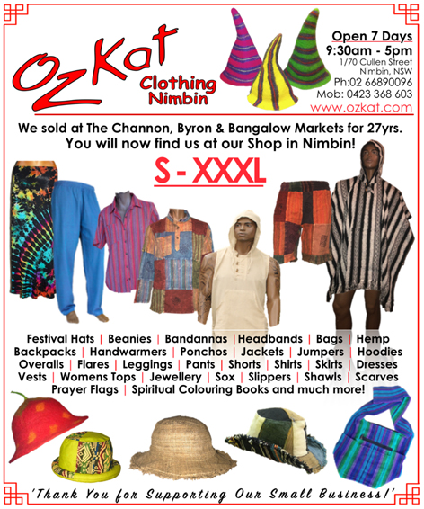 Mardi Grass Ad for OzKat Clothing