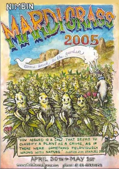 Nimbin MardiGrass 2005 Poster