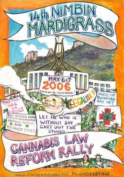 Nimbin MardiGrass 2006 Poster