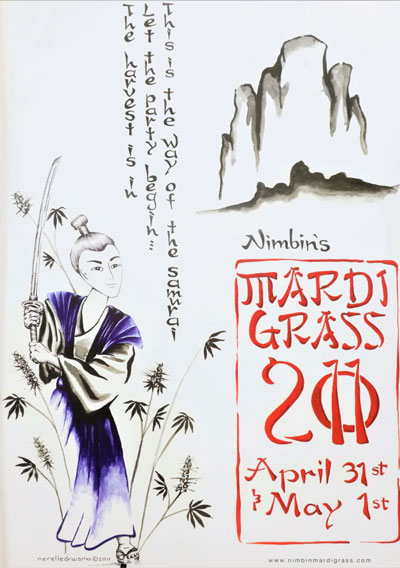 2011 Nimbin MardiGrass Poster