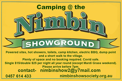 Nimbin Showgrounds camping