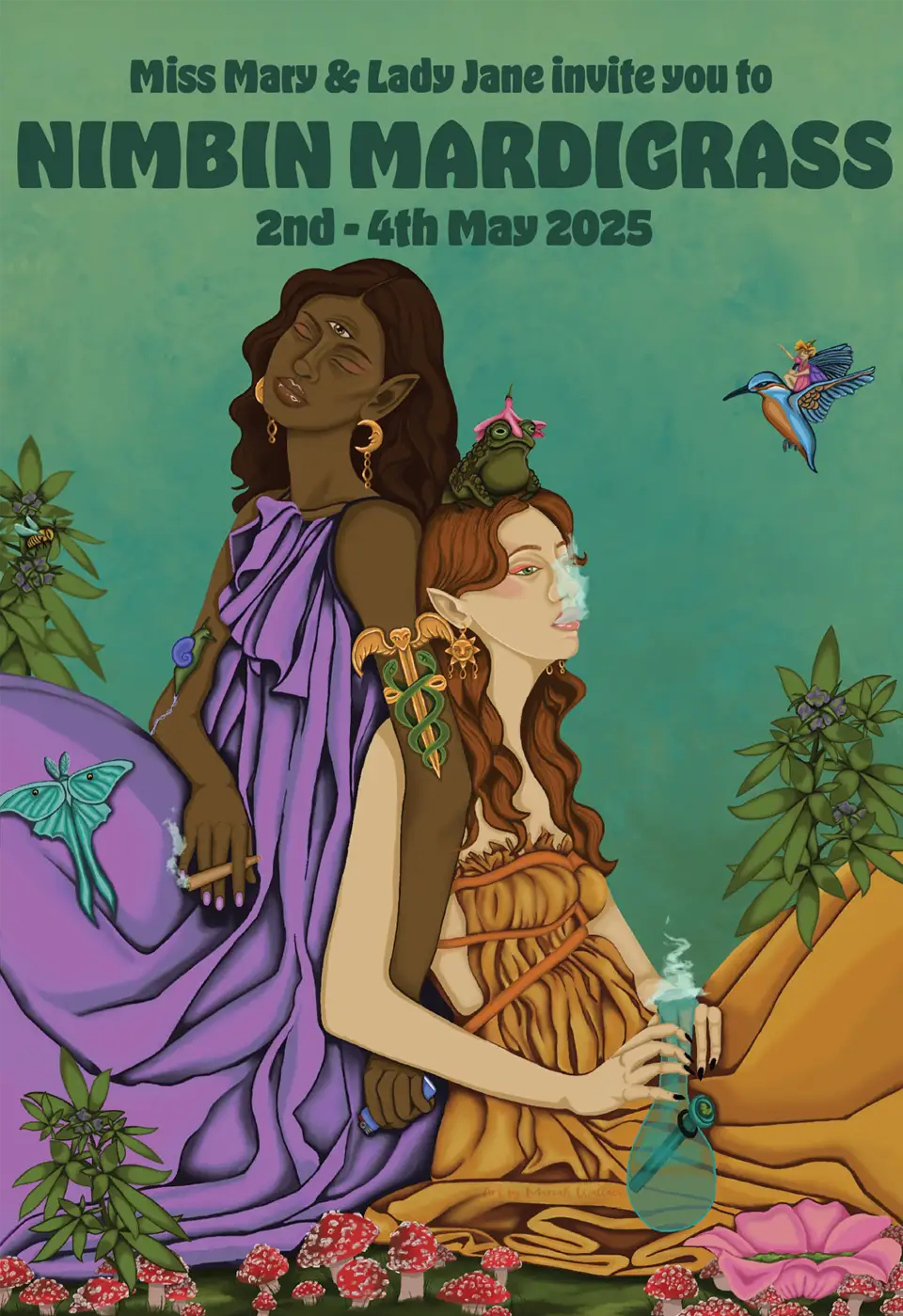 Nimbin MardiGrass 2025 Poster